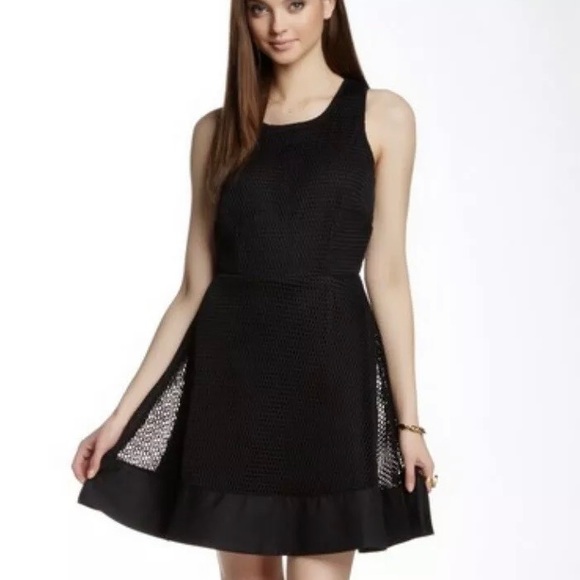 Romeo & Juliet Couture Dresses & Skirts - Romeo & Juliet Couture Net Overlay Flare Dress